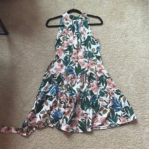 Small halter floral dress